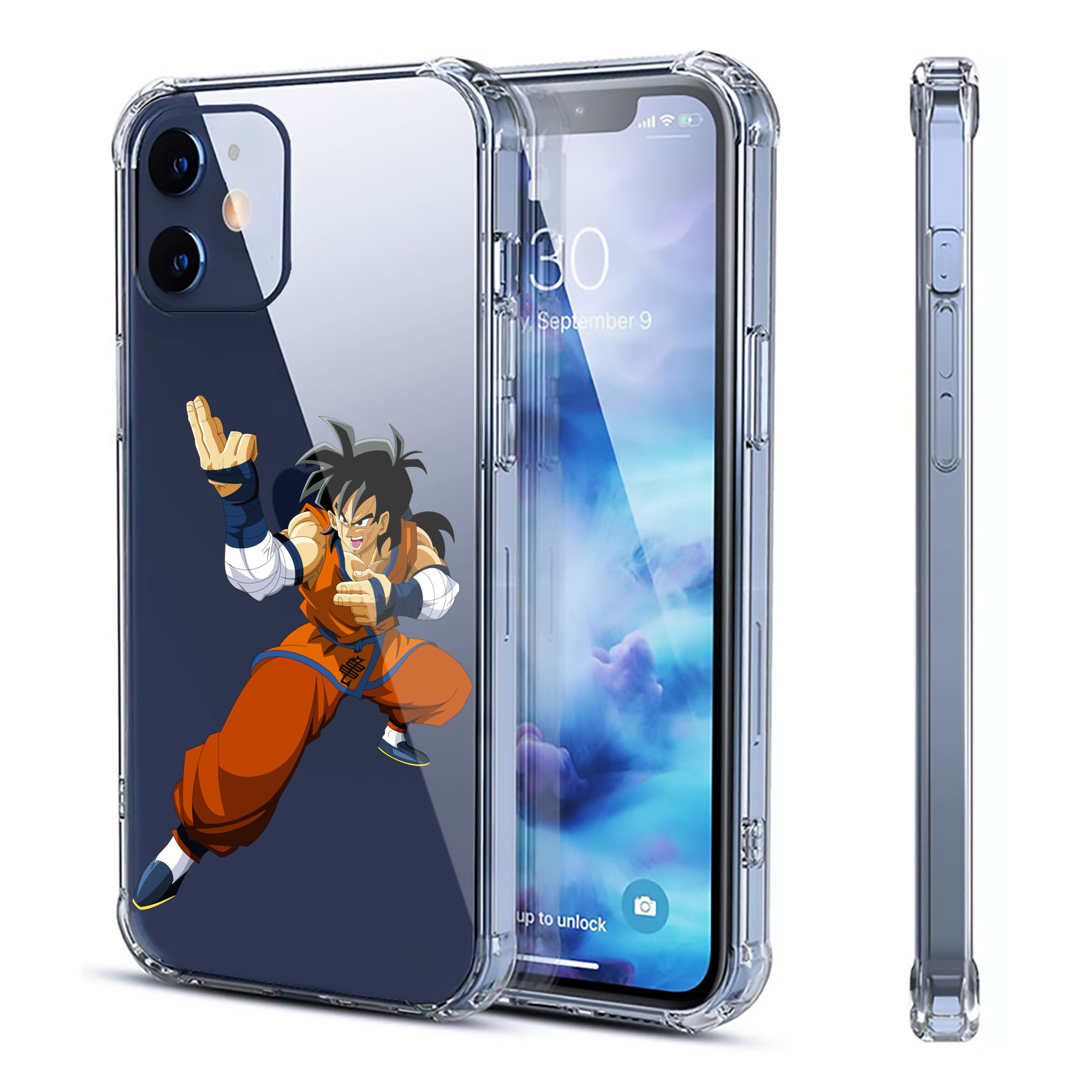 （画像用） ドラゴンボール ヤムチャ DRAGON BALL Yamcha 【iPhone 12シリーズ対応】透明スマホケース（クリアソフトケース）